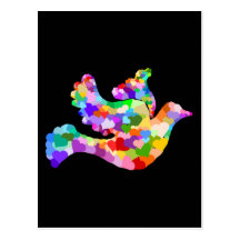 Dove of Hearts Post Cards