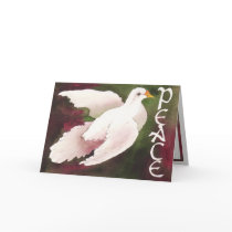 Dove of Peace Christmas Card by lynorton Dove of Peace Christmas Card