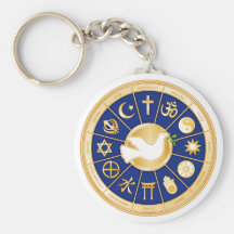 Dove of Peace, World of Faith Key Chain