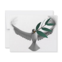 Dove-olivebranch invitations