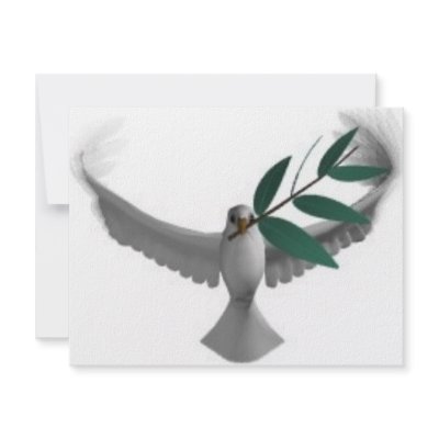 Dove-olivebranch invitations