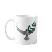 Dove-olivebranch mugs