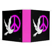 dove peace vinyl binders