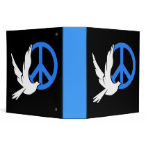 dove peace vinyl binder