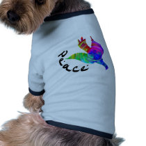 Dove Peace Dog T-Shirt pet clothing by wingedturtle Dove Peace Dog T-Shirt pet clothing