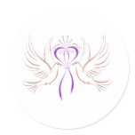 Dove Pink Ribbon Dove Pink Ribbon