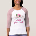 Dove & Rose - Just Married T-shirt shirt