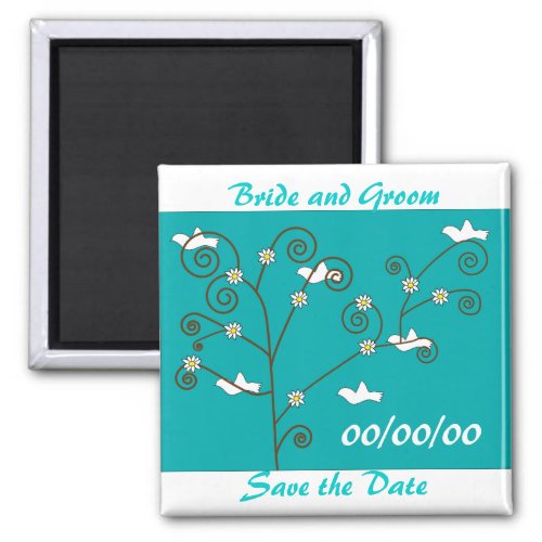 Dove Save the Date Magnet magnet