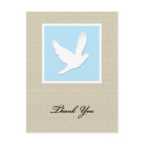 Dove Sympathy Thank You Postcard