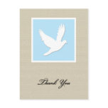 Dove Sympathy Thank You Postcard
