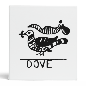 Dove vintage jagged animal design.png binders