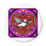 Dove w/ Heart magnets