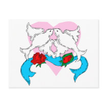 Dove Wedding Decoration postcards
