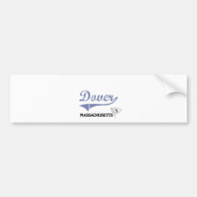 Dover Massachusetts City Classic Bumper Sticker