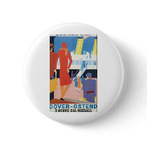 Dover Ostend Belgian National Railway Pins