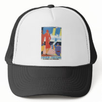 Dover Ostend Belgian National Railway Mesh Hat