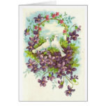 Doves and flowers cards