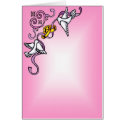 Doves and Rings Ornamental Card (1) by bridalbydesign Doves and Rings Ornamental Card (1)