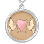Doves Heart Necklace