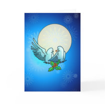 DOVES & HOLLY by SHARON SHARPE cards
