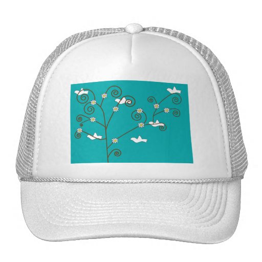 Doves in a Tree Hat