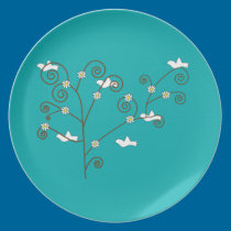 Doves in a Tree Plate plates