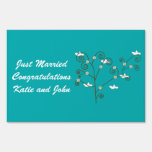 Doves in a Tree Yard Sign