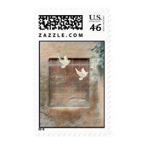 Doves in Flight postage