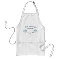 Doves Just Married Apron