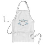 Doves Just Married aprons