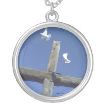 Doves On the Cross Jewelry