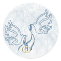 Doves w/ Wedding Rings stickers by AJsGraphics Doves w/ Wedding Rings stickers
