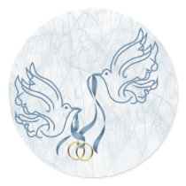 Doves w/ Wedding Rings stickers by AJsGraphics Doves w/ Wedding Rings stickers