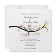 Doves Wedding Invitations invitation