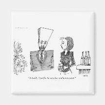Dovetail Head Cartoon Magnet