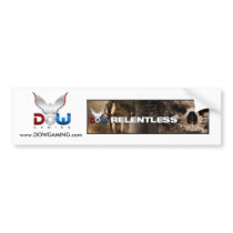DOW RELENTLESS BUMPER STICKERS