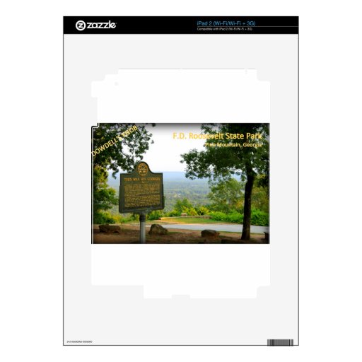 DOWDELL'S KNOB - F.D. Roosevelt State Park Skins For The iPad 2