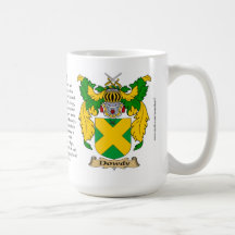 Dowdy Family Coat of Arms Coffee Mugs