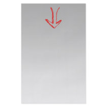 Down arrow. flyer