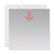 Down Arrow. Personalized Invites