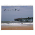 Down at the Beach Wall Calendar