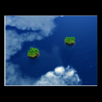 Down At The Islands Postcard postcards
