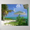 "Down By The Seaside" /Caribbean Al Fresco Dining/ Posters