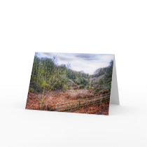 Down by the Stream HDR greetings card cards