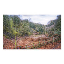Down by the Stream HDR retangle sticker stickers