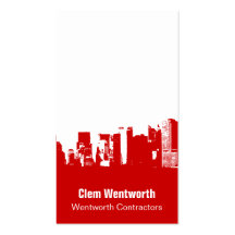 Down Downtown Business Card Template