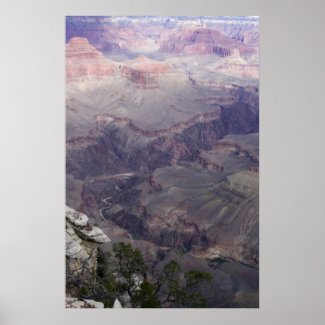 Down into the Grand Canyon Poster