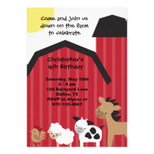 Down on the Farm Invitations
