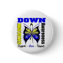 Down Syndrome Awareness Butterfly Pin