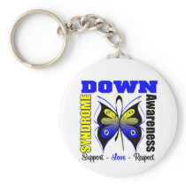 Down Syndrome Awareness Butterfly Key Chain